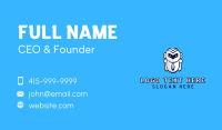 White Futuristic Robot Business Card