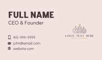 Artisanal Decor Candles Business Card Design