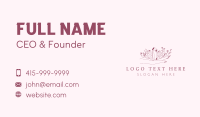 Flower Hand Crystals  Business Card