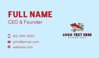 Hero Cape Dog Business Card