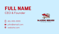 Hero Cape Dog Business Card Image Preview