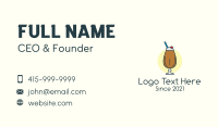 Drink Business Card example 1