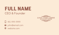 Classic Western Saloon Business Card