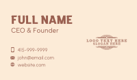 Classic Western Saloon Business Card Design