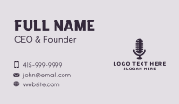 Film Strip Microphone Business Card