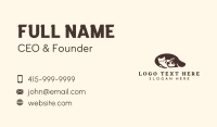 Negative Space Business Card example 2