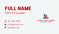Flying American Eagle Business Card