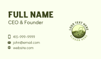 Landscaping Lawn Mower Business Card