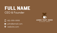 Brown Bear Coffee Business Card