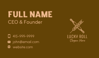 Rolling Pin Wheat Business Card Image Preview