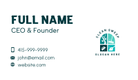 Organic Housekeeping Cleaner Business Card Image Preview