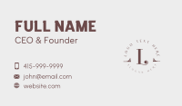 Expensive Elegant Lettermark Business Card