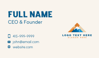 Mountain Alps Hiking Business Card