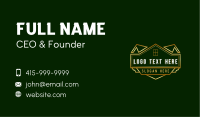 Real Estate Contractor Business Card