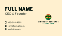 Jamaica Flag Beach  Business Card Image Preview