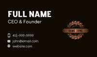 Sawmill Business Card example 3