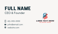 Patriotic Eagle Bird Business Card