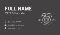 Sports Car Detail Business Card
