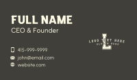 Team Varsity Lettermark Business Card