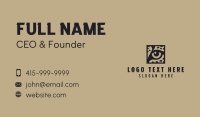 Wild Leopard Eye Business Card