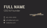 Street Graffiti Wordmark Business Card