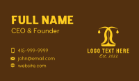 Gold Scale Legal Service  Business Card