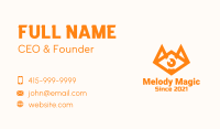 Orange Eye Fox Business Card