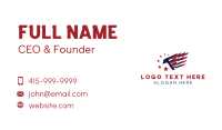 American Patriot Eagle Business Card