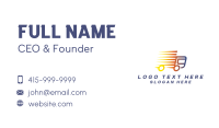 Fast Cargo Trucking Business Card Design