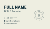 Natural Grapes Winery Business Card