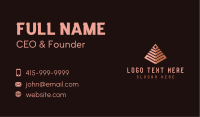 Pyramid Advertising Agency Business Card