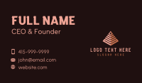 Pyramid Advertising Agency Business Card Design