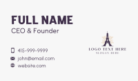 Paris Eiffel Tower Business Card Design