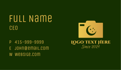 Muslim Photography  Business Card Image Preview