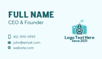 Fountain Pen Camera  Business Card Design