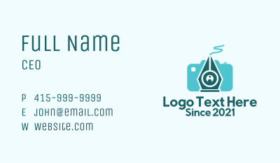 Fountain Pen Camera  Business Card Image Preview