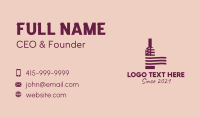 American Wine Bar  Business Card