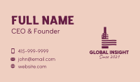 American Wine Bar  Business Card