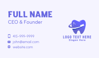 Toothbrush Business Card example 1