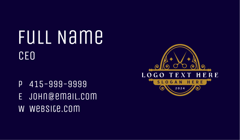 Cut Business Card example 4