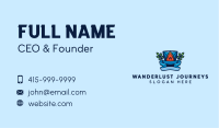 Pool Resort Lettermark Business Card