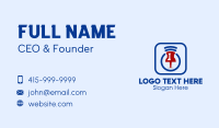 GPS Location Pin Business Card Design