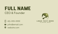 Camping Mountain Valley Business Card