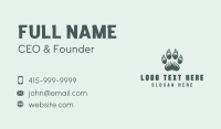 Paw Print Business Card example 3
