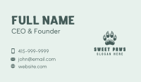 Wildlife Paw Vet Business Card Image Preview