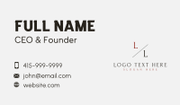 Customize Business Card example 2