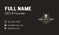 Bull Ranch Western Business Card