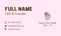 Chrysanthemum Flower  Business Card