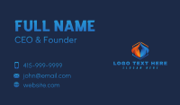 Flame Energy Fuel Business Card Design