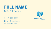 Sparkling Squeegee Cleaning Sanitation  Business Card Image Preview